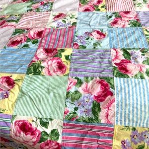 Vintage Ralph Lauren cotton shower curtain